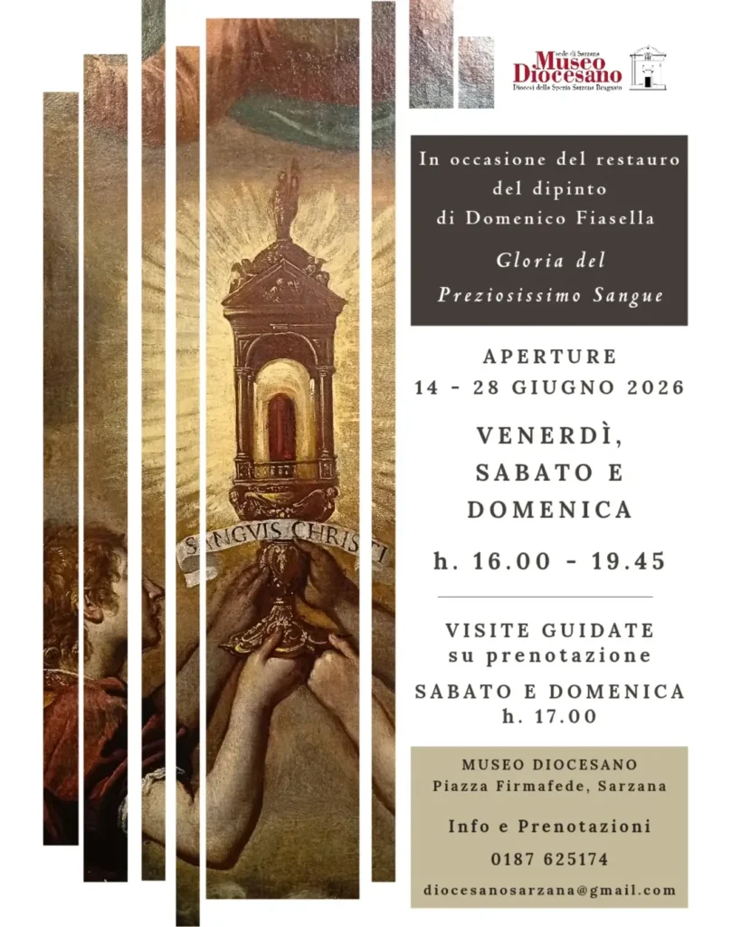 Gloria del preziosissimo Sangue - Domenico Fiasella presso Diocesano Sarzana