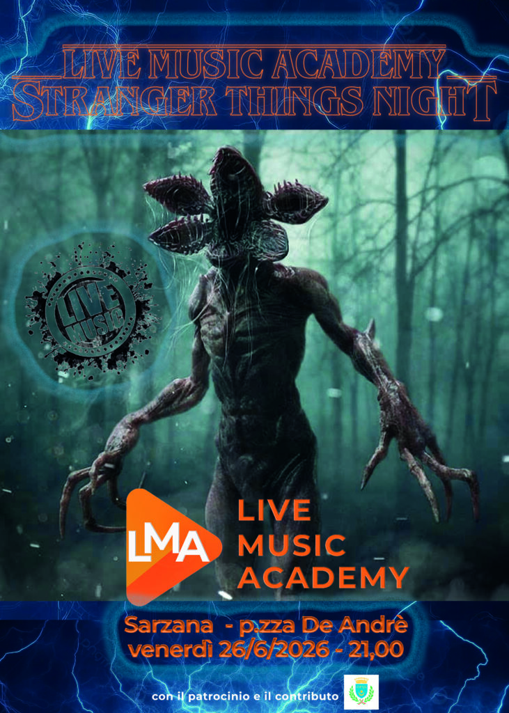 Stranger Things Night - Live Music Academy. 26 giugno 2026 ore 21.00